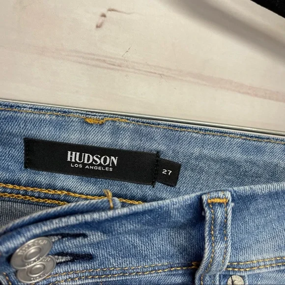 Hudson Beth Mid-Rise Baby Boot-Cut Jeans, Size 27 (EUC) - Picture 4 of 7